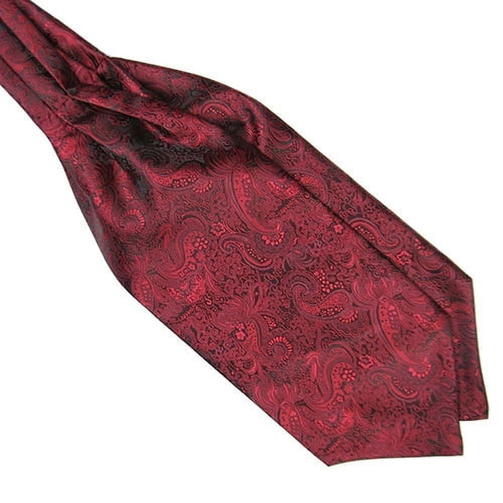 Cravate Classique Colorée en Satin Soyeux pour Homme, Mariage et Banquet, Cravate Ascot