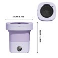 thumbnail image 2 of Ohufall Folding Portable Small Underwear Washing Machine - Dehydration Function, Ideal For Dorm Students, Travel & Home, 2 of 7