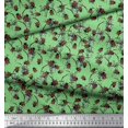 thumbnail image 3 of Soimoi Cotton Poplin Fabric Brush Stroke & Insect Decor Fabric Printed Yard 56 Inch Wide, 3 of 3