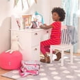 thumbnail image 2 of KidKraft Bureau d'Étude pour Enfants avec Tiroirs et Chaise - Blanc 26704, 2 of 6