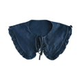 thumbnail image 2 of EIGTHTAIL Fake Collar - Solid Color Ruffle Trim Lace-up False Collar Dress Shirt Collar Insert Removable Denim False Collar, 2 of 7