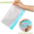 thumbnail image 3 of Reusable Storage Bags 5 Pack, Stand Up Leakproof Reusable Gallon Bags - Food Grade Reusable Freezer Bags Eco friendly Food Storage Bags for Sandwich Snacks Lunch Meat Fruit Cereal, 3 of 7
