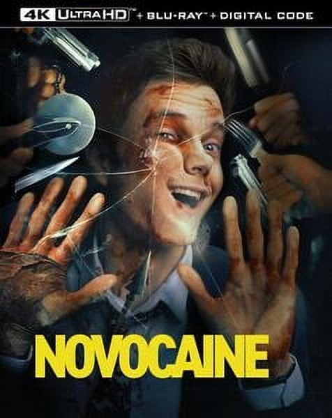 Novocaine (4K Ultra HD + Blu-ray + Digital Copy), Starring Jack Quaid [2025]