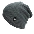 thumbnail image 1 of Womens and Mens Diamond Check Sweater Cap Men's Cycling Soft Knit Cap, 1 of 4