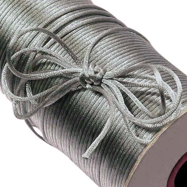 CHOK 100 yards Satin Rattail Cord 2mm shamballa nylon macrame kumihimo string