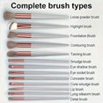 thumbnail image 2 of 13 PCS Makeup Brush Set, Makeup Kit, Foundation Powder Concealers Eyeshadow Blush Makeup Brushes Make up Brushes Kit., 2 of 4
