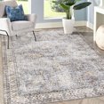 thumbnail image 3 of FairOnly Area Rugs 8'x10' Machine Washable Rugs,Large Carpets,Floral Vintage Print Pattern Non Slip Floor Carpet, for Living Room Bedroom Dining Room,Blue, 3 of 8
