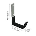 thumbnail image 2 of Yhmxh Hook,Hangers,Wall Hooks,Coat Rack,Hooks For Hanging Heavy Steel Hook Garage Storage Utility Hook A Link, 2 of 5