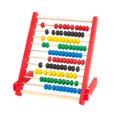 thumbnail image 2 of HILABEE Cadre de Comptage à 10 Rangées Outils Éducatifs Jeu de Maths Classique en Bois Jouet Éducatif Rouge, 2 of 9