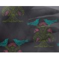 thumbnail image 4 of oneOone Georgette Viscose Fabric Bird & Tree Block Print Fabric BTY 42 Inch Wide, 4 of 4