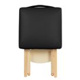 thumbnail image 3 of Master Massage Wooden Folding Massage Stool, Black, 3 of 4