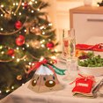 thumbnail image 3 of Christmas Candy Gift Box under $5! CQCYD Christmas Gift Box, Triangular Candy Box Santa Face, Holiday Party Favor Box, Christmas Treat Box for Candy Cookies, Festive Gift Packaging for Holiday, 3 of 6