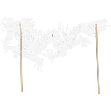 1Pcs Hand Puppet Dragon Shape Shadow Puppetry Toy for Interactive Play and Cultural Education