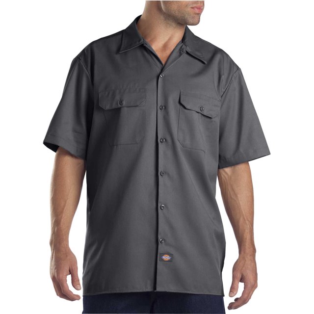 Dickies Chemise de Travail à Manches Courtes pour Homme, XT, Charbon