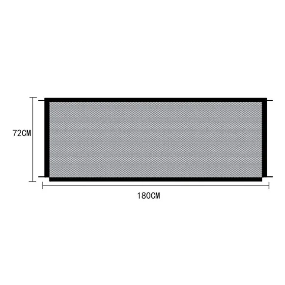 Pet Barrier Fence Mesh Dog Gate Foldable Stair Entrance Separator Portable Breathable Playpen for Baby Children Safety