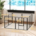 thumbnail image 3 of PawHut Parc pour Chien Robuste de 24 Pouces, Parc pour Animal Portable et Pliable avec 8 Panneaux, 3 of 10