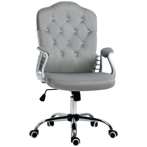 Vinsetto Chaise de Bureau à Domicile Chaise de Bureau à Hauteur Réglable avec Fonction d'Inclinaison