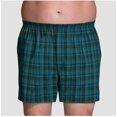 thumbnail image 2 of Fruit Of The Loom Mens Woven Tartar Boxers 4 Pack, 2XL, Assorted, 2 of 3