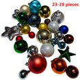 thumbnail image 1 of Boovnll Christmas Tree Decorations, Red and White Shaped Christmas Ball Set (88Pcs), with Storage Box, Snowflake, Christmas Shoes, Christmas Tree Top Christmas Tree Decoration Set（23-28Pcs）, 1 of 1