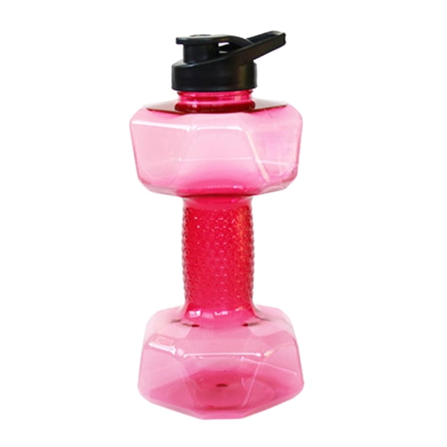 koolsoo Haltères D\'entraînement Physique Poids Bouteille d'Eau Robuste 1500 ml Rouge