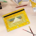 thumbnail image 5 of Dvruxg 2 Pcs Trousse à Crayons, Trousse à Crayons Trois Trous avec Fermeture Éclair Unique, Sac de Rangement de Documents en PVC Transparent, Grande Capacité Trousse à Crayons avec Fermeture Éclair, Trousse à Crayons Transparente, 5 of 5