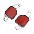thumbnail image 4 of Shifter Extension Cover, Black Silver Extended  Stable Steering Wheel  Paddles  For Car Black,Silver, 4 of 8