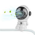 thumbnail image 1 of Yhmxh Fan-Desk Fan Portable Fan Box Fan Mini Fan High Wind Astronaut Baby Cart Fan Charging Purpose Outdoor Handheld Astronaut Fan portable fan, 1 of 9