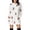 White, variant on Cozy Long Sleeve Hooded Sweatshirt Dress With Festive Reindeer Print For Casual Winter Wear And Holiday Comfort Woman's Hoodies Rose Hoodie Lightweight Pullover Hooded Sweat Shirts Sweatshirt White S