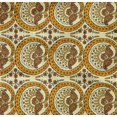 thumbnail image 4 of oneOone Tissu Popeline de Coton Biologique Sergé Floral & Paisley Imprimé Bloc 42 Pouces de Large, 4 of 4