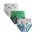 thumbnail image 1 of Boys Briefs Cartoon Dinosaur Briefs Kids 3Pc Clothes, 1 of 6