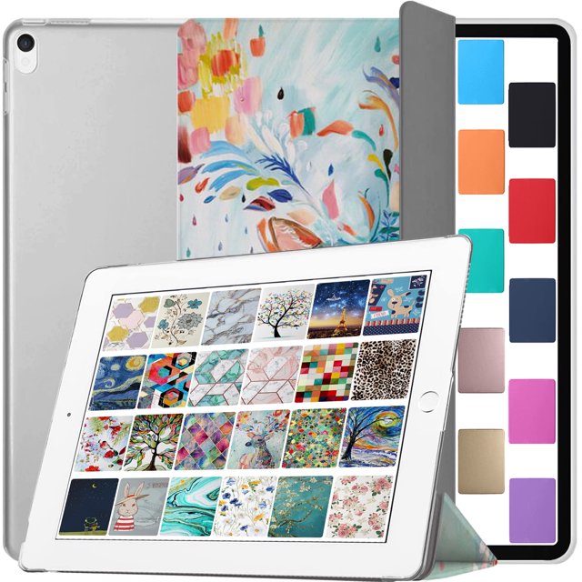 iPad Pro 12.9 2 Gen Transparent Back Case A1670 MQDC2LL/A MQDD2LL/A MQDA2LL/A A1671 MP6H2LL/A MP6J2LL/A MP6G2LL/A MPL02LL/A MPL12LL/A MPKY2LL/A A1821 MQEF2LL/A MQED2LL/A MQEE2LL/A - Deer Print
