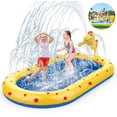 thumbnail image 2 of Kids Splash Pad Sprinkler Play Mat,Inflatable Splash Pad Water Sprinkler Pool, 2 of 3