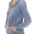 thumbnail image 4 of White Mark Women's 2 Piece Velour Tracksuit Set, 4 of 6