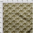 thumbnail image 3 of oneOone Rayon Dark Olive Green Fabric Geometrical Craft Projects Decor Fabric Printed By The Yard 56 Inch Wide, 3 of 4