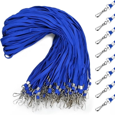 EcoNesxp 50 Cordons de Badge Cordons Plats pour Pièce d'Identité Cordons en Vrac avec Pivot 50 Cordons de Badge Cordons Plats pour Pièces d'Identité Cordons en Vrac avec Pivot J
