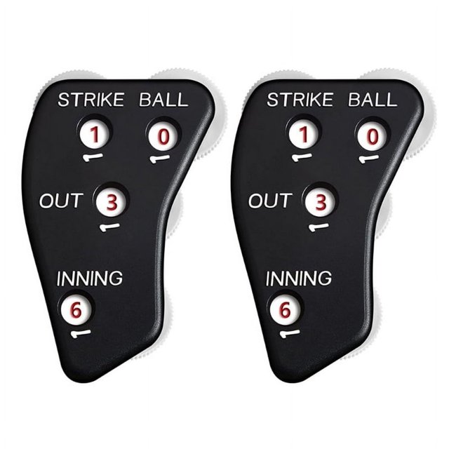 EIGTHTAIL 2 Pcs Indicateur de Comptoir d'Arbitre de Baseball, Équipement d'Arbitre de Softball