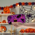 thumbnail image 3 of Large Capacity Pencil Case with Halloween Print, Cotton Fabric, Zipper Closure, 1 in Thick When Closed, Holds Up to 40 Pens, 3 of 4