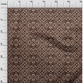 thumbnail image 3 of oneOone Viscose Chiffon Brown Fabric African Aztech Sewing Material Print Fabric By The Yard 42 Inch Wide, 3 of 4