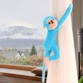 thumbnail image 2 of Blue 24 Inch Plush Monkey Stuffed Animal Long Arm Toy Soft Doll Hanging Decor For Kids Room, 2 of 7