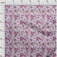 thumbnail image 3 of oneOone Rayon Purple Fabric Floral Sewing Craft Projects Fabric Prints By Yard 56 Inch Wide, 3 of 4