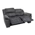 thumbnail image 2 of K-LIVING CHAISE À INCLINABLE ÉLECTRIQUE EN TISSU DE DAIM WASHINGTON EN GRIS, 2 of 4