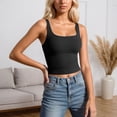 thumbnail image 1 of Women's Sleeveless Layering Tank Top for Everyday Wear Casual Summer Basic Stretch Fit Inner Layering, 1 of 5