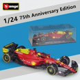 thumbnail image 2 of Burago 1:24 2023 F1-75 75th Anniversary #16 And #55 Model Cars Formula Car Static, 2 of 5