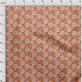 thumbnail image 3 of oneOone Cotton Flex Fabric Circle Block Printed Fabric 1 Yard 40 Inch Wide, 3 of 4