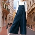 thumbnail image 2 of Combinaisons Amples en Coton Décontractées pour Femmes Combinaisons une Pièce Simples Oversize, 2 of 9