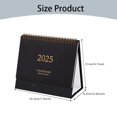 thumbnail image 3 of 2025 Desktop Calendar Stand Up Desktop Year Calendar Table Paper Calendar Daily Scheduler Monthly Pages Easel Calendar, 3 of 4