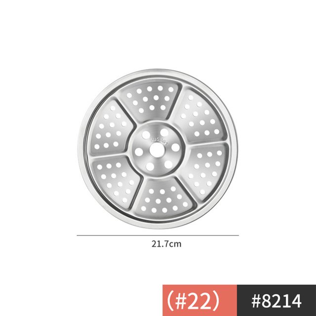 304 Stainless Steel 15-39cm Steamer Tray Round Steamer Rack Steaming Plate