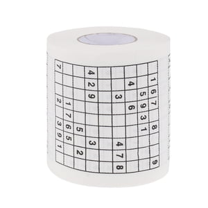 Creative Sudoku Printed Tissue Paper Toilet Roll Paper Bath Funny Paper Tissue