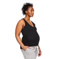 thumbnail image 4 of Paisley Sky Maternity Snap Henley Tank, 4 of 6
