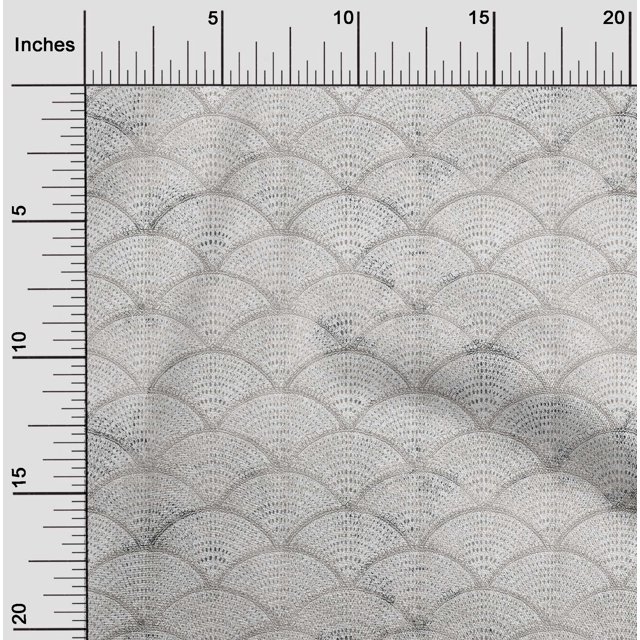 oneOone Cotton Poplin White Fabric Block Sewing Craft Projects Fabric Prints By Yard 42 Inch Wide
